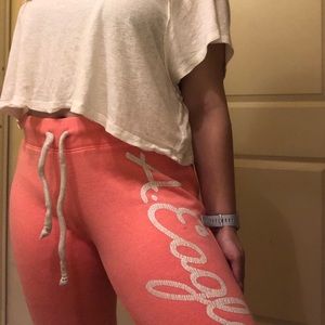 American Eagle Pink Sweats